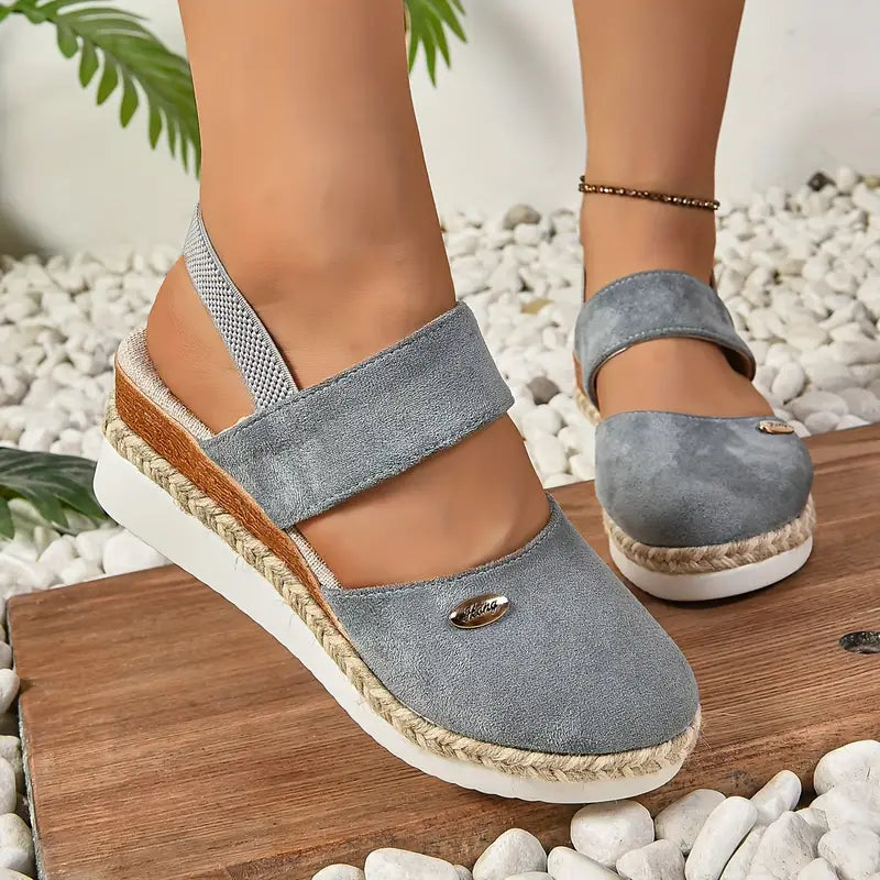 DAWSON™ COMFORTABLE ROUND TOE WEDGE SANDALS