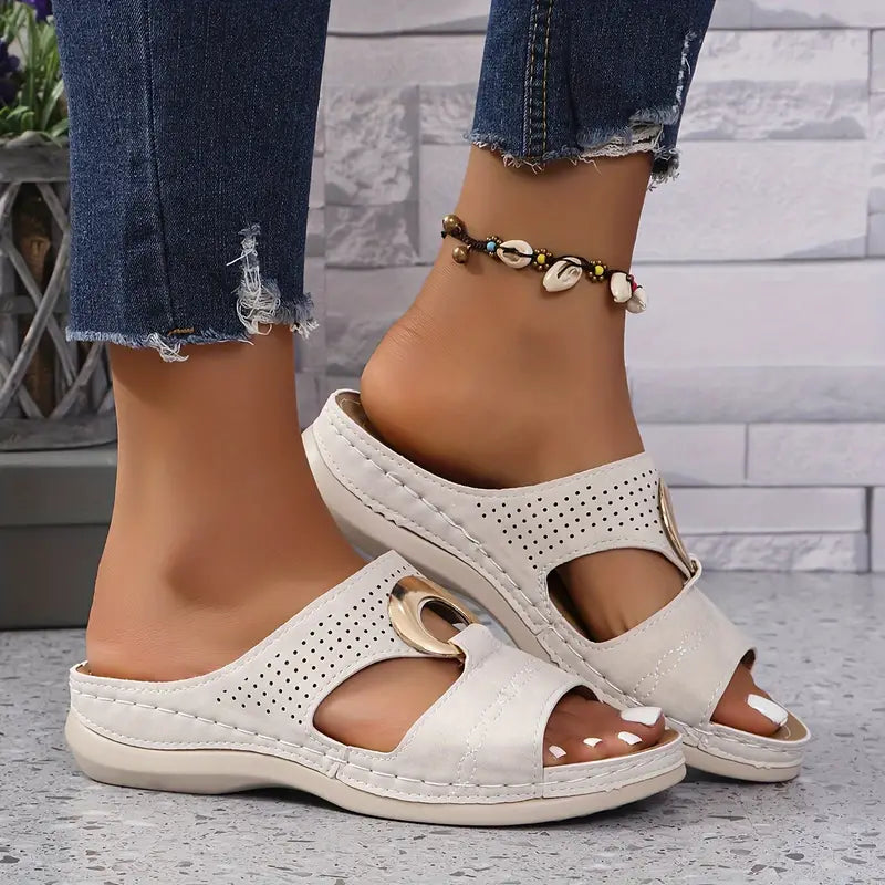 HALIMA™ WOMEN'S STYLISH WEDGE HEELED SANDALS