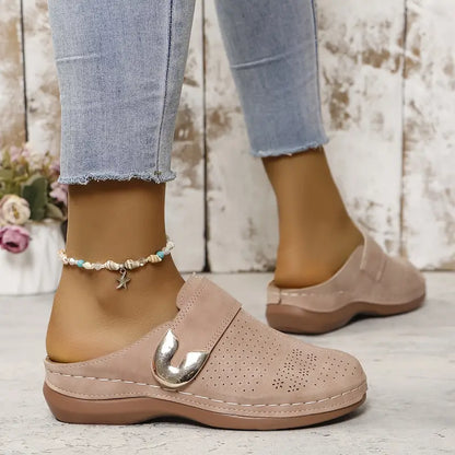 BROOME™ | COMFORTABLE & CHIC WOMEN'S RETRO WEDGE MULES SANDALS