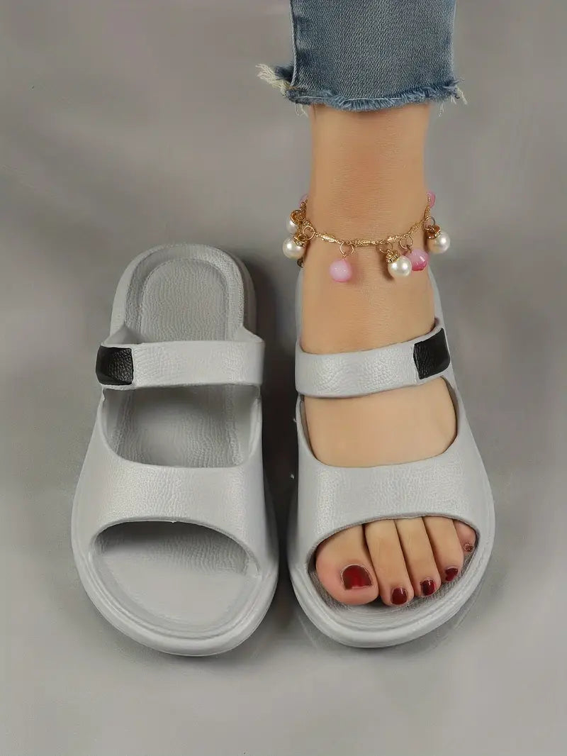 SUNBURY™ WOMEN'S CUT-OUT FLAT SLIDES