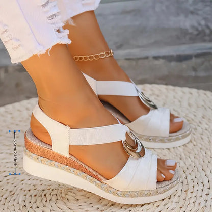 DIARA™ VINTAGE ORTHOPEDIC PLATFORM SANDALS