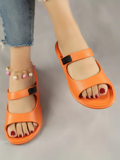 SUNBURY™ WOMEN'S CUT-OUT FLAT SLIDES