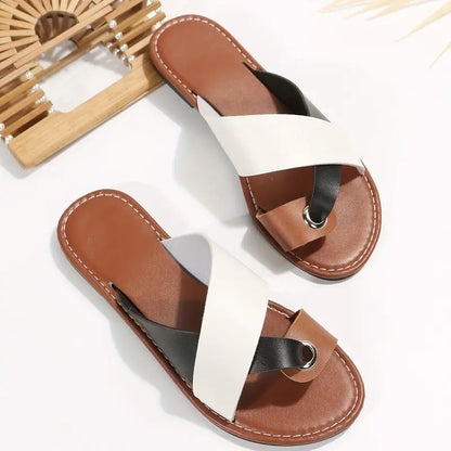 MACKAY™ COMFORTABLE TOE LOOP SLIDE SANDALS