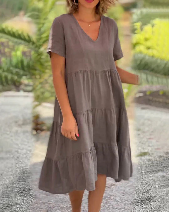 VIRELLA™ COTTON AND LINEN DRESS