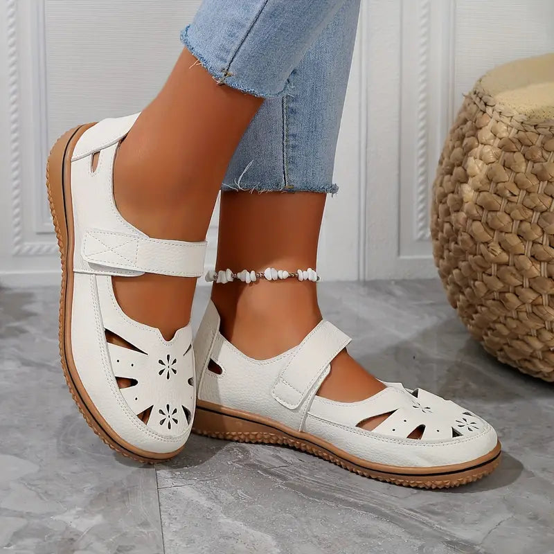 CALOUNDRA™ CHIC CUT-OUT DESIGN WOMEN'S FLAT SANDALS