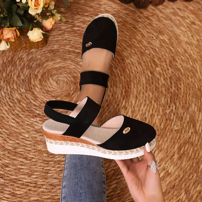 DAWSON™ COMFORTABLE ROUND TOE WEDGE SANDALS