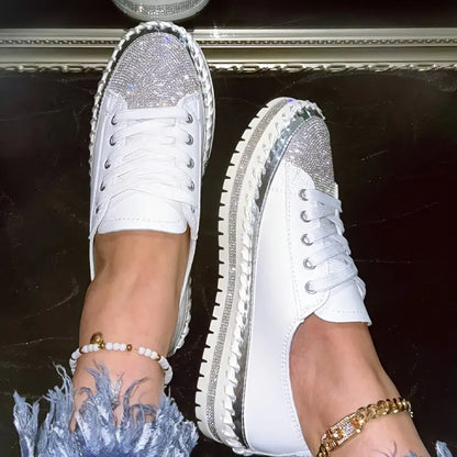 CRISSA™ RHINESTONE ORTHOPEDIC SNEAKERS