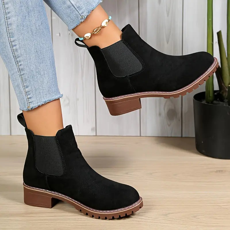 SALOME™ SOFT SOLE ORTHOPEDIC ROUND TOE ANKLE BOOTS