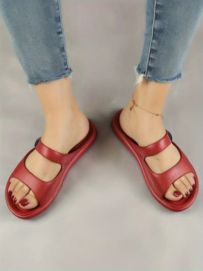 SUNBURY™ WOMEN'S CUT-OUT FLAT SLIDES