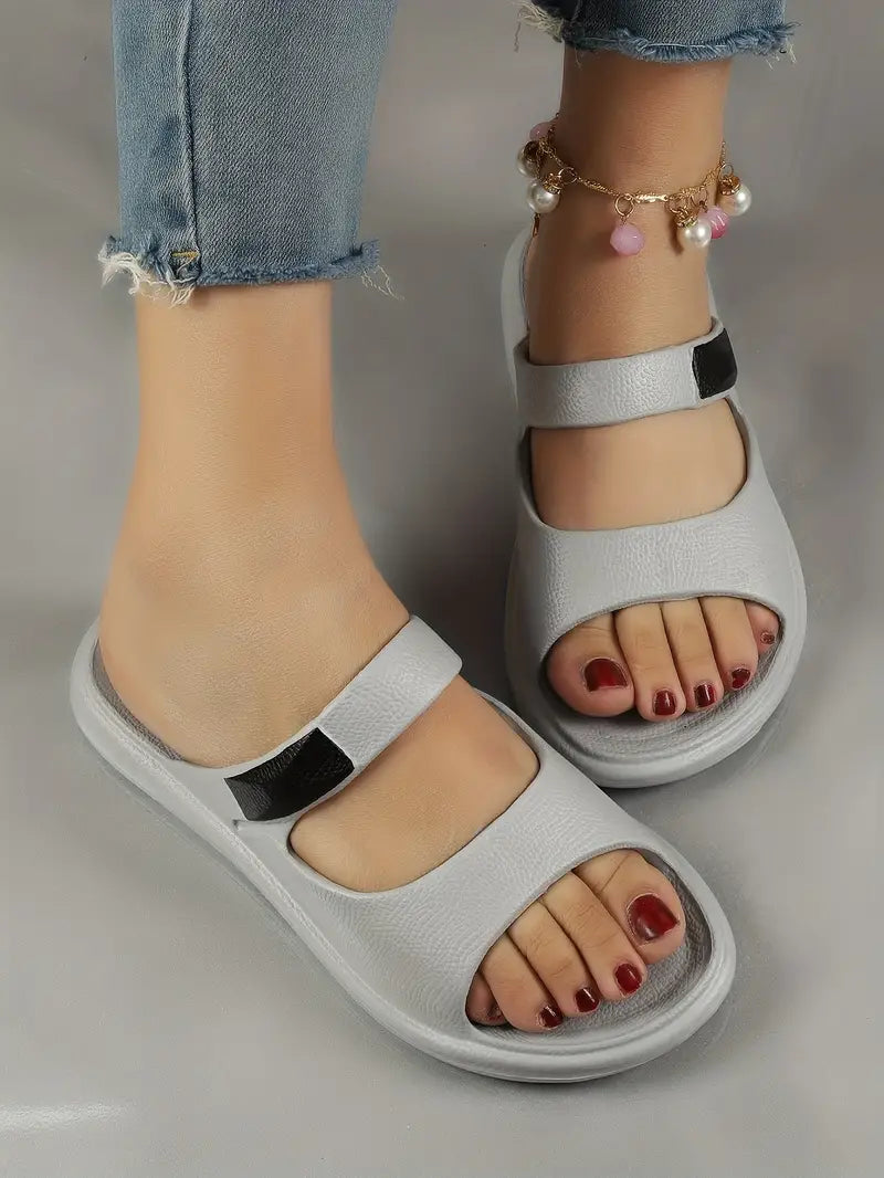 SUNBURY™ WOMEN'S CUT-OUT FLAT SLIDES