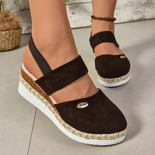 DAWSON™ COMFORTABLE ROUND TOE WEDGE SANDALS