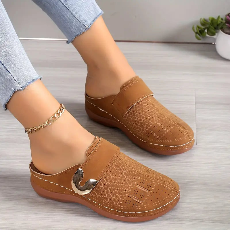 BROOME™ | COMFORTABLE & CHIC WOMEN'S RETRO WEDGE MULES SANDALS