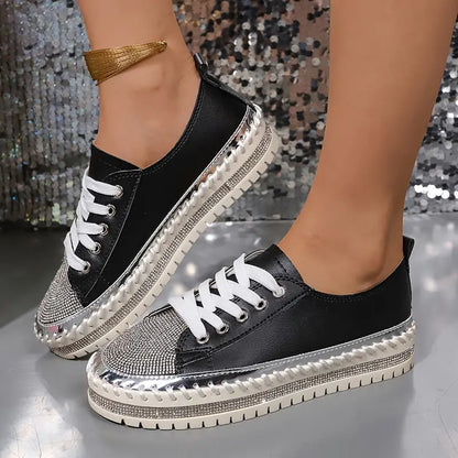 CRISSA™ RHINESTONE ORTHOPEDIC SNEAKERS