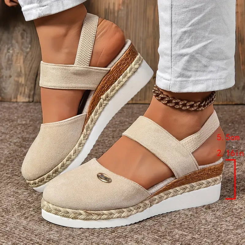 DAWSON™ COMFORTABLE ROUND TOE WEDGE SANDALS