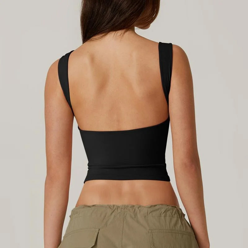 SIMONE™ | SEXY BACKLESS SLEEVELESS CROP TOP