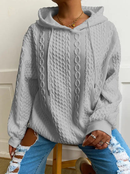 AVRA™ PLUS SIZE COZY HOODIE SWEATER