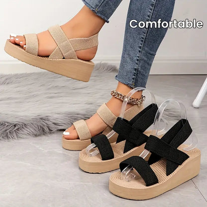 HALIFAX™ CHIC SUMMER BEACH WEDGE SANDALS FOR WOMEN