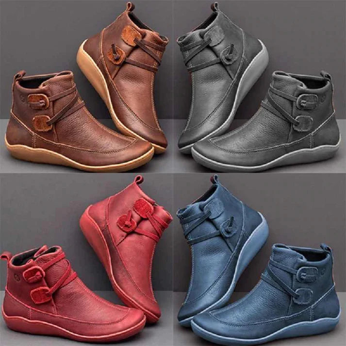 PREMIUM SOFT UNISEX ORTHO VEGAN LEATHER BOOTS