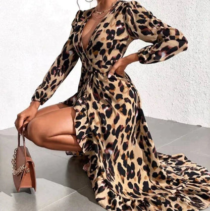 MANDELINE™ - WOMEN LEOPARD DRESS