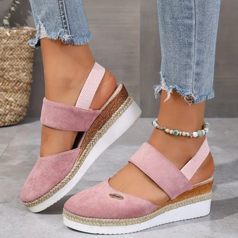 DAWSON™ COMFORTABLE ROUND TOE WEDGE SANDALS