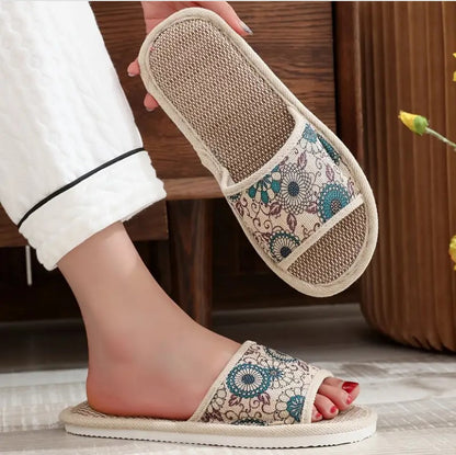 FIONA™ HOME SANDALS PRINTED WITH FLOWERS