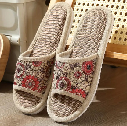 FIONA™ HOME SANDALS PRINTED WITH FLOWERS