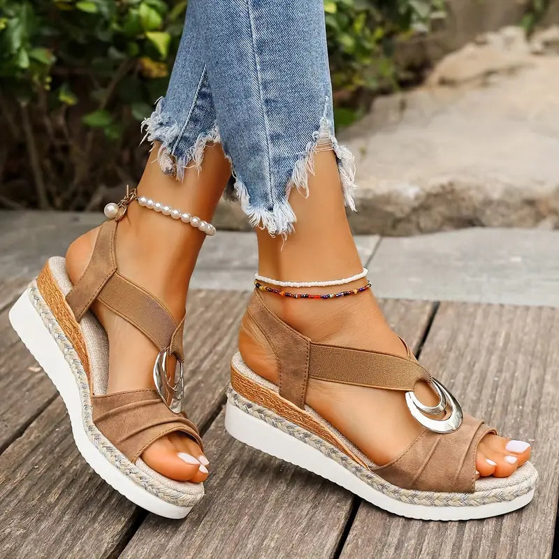 DIARA™ VINTAGE ORTHOPEDIC PLATFORM SANDALS