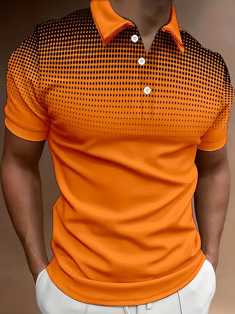 COLE™ PLUS SIZE MEN'S COLOR MATCHING GOLF SHIRT