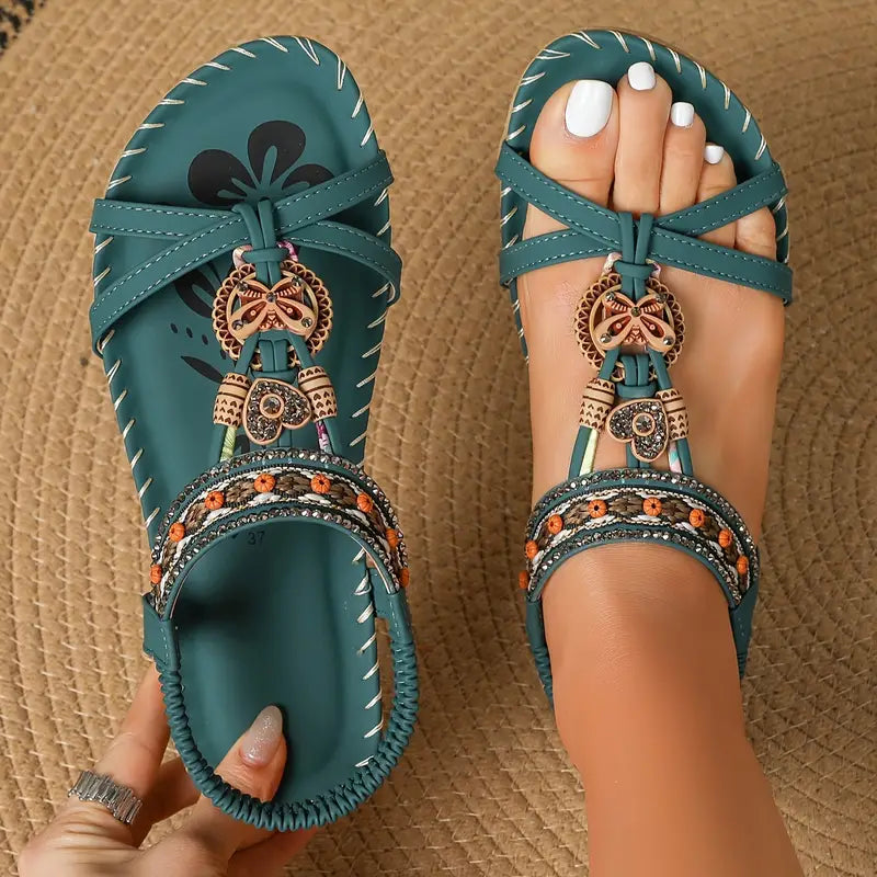 SALONE™ VIBRANT ORTHOPEDIC BOHEMIAN CHIC SANDALS