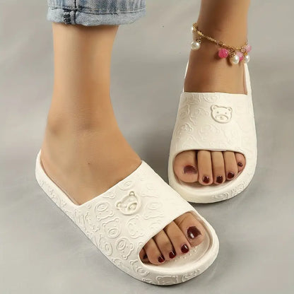 ROCKDALE™ WOMEN'S CUTE BEAR PATTERN SLIDES