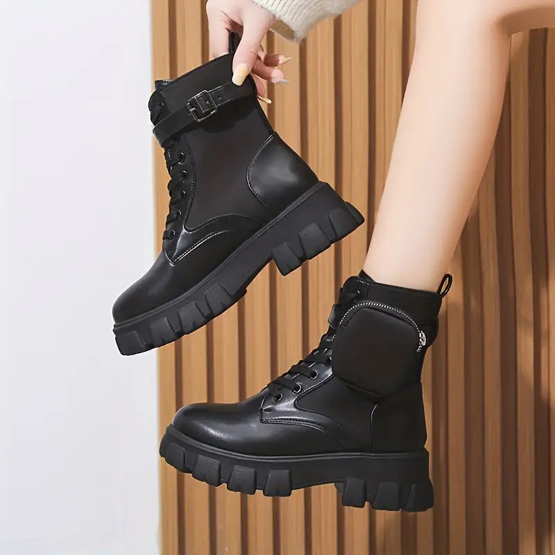 HARPER™ WOMEN'S ANKLE COMBAT BOOTS