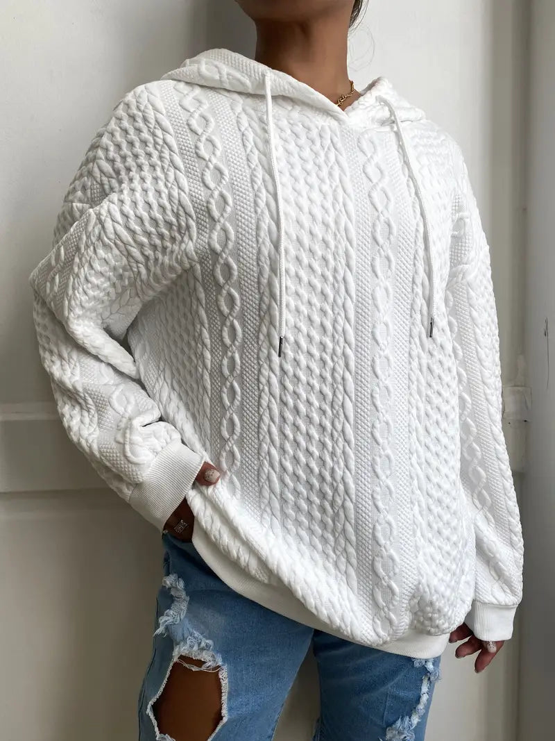 AVRA™ PLUS SIZE COZY HOODIE SWEATER