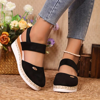 DAWSON™ COMFORTABLE ROUND TOE WEDGE SANDALS