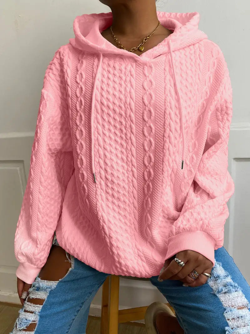 AVRA™ PLUS SIZE COZY HOODIE SWEATER