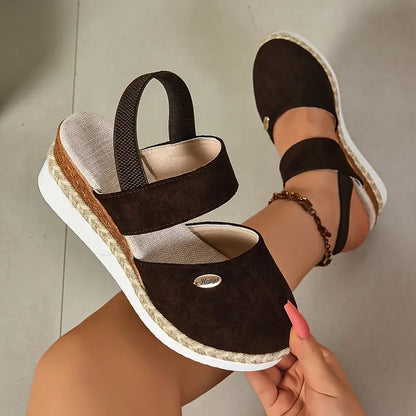 DAWSON™ COMFORTABLE ROUND TOE WEDGE SANDALS