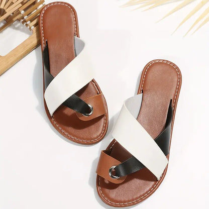 MACKAY™ COMFORTABLE TOE LOOP SLIDE SANDALS