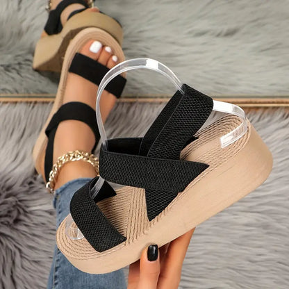 HALIFAX™ CHIC SUMMER BEACH WEDGE SANDALS FOR WOMEN