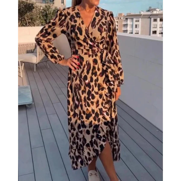 MANDELINE™ - WOMEN LEOPARD DRESS