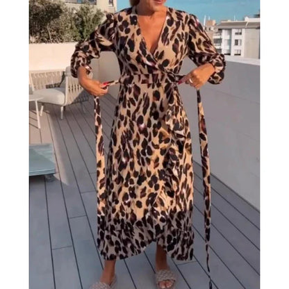 MANDELINE™ - WOMEN LEOPARD DRESS