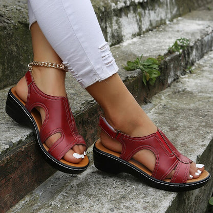 PREMIUM™ WEDGE LEATHER ORTHOPEDIC SANDALS